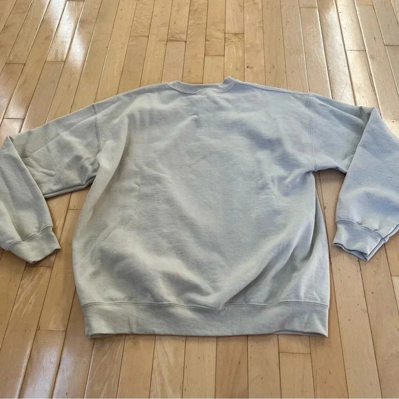 Morgan Wallen Crew Neck Sweatshirt sz Large Cassette Tapes Wasted On You Beige - Picture 8 of 9